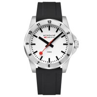 Numeri, Schwarzes Silikon, 42 mm