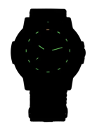 Herrenuhr mit schwarzem Zifferblatt - Traser Modell: 111832