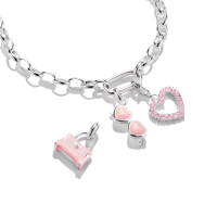 Charm-Anhänger Handtasche Connect Silber - Modell: CC1299-041-9