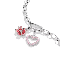 Charm-Anhänger Kirschblüte Connect Silber - Thomas Sabo Modell: CC1343-007-9