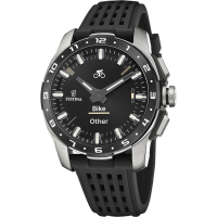 Herrenuhr mit schwarzem Zifferblatt - Festina Modell:...