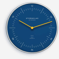 Wanduhr Naos küstenblau