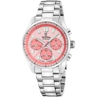 Unisex-Uhr mit roségoldenem Zifferblatt - Festina Modell: F20753/4