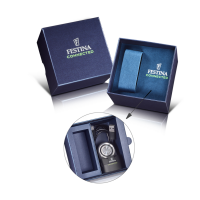 Herrenuhr mit rotem Silikonarmband - Festina Modell: F23305/4